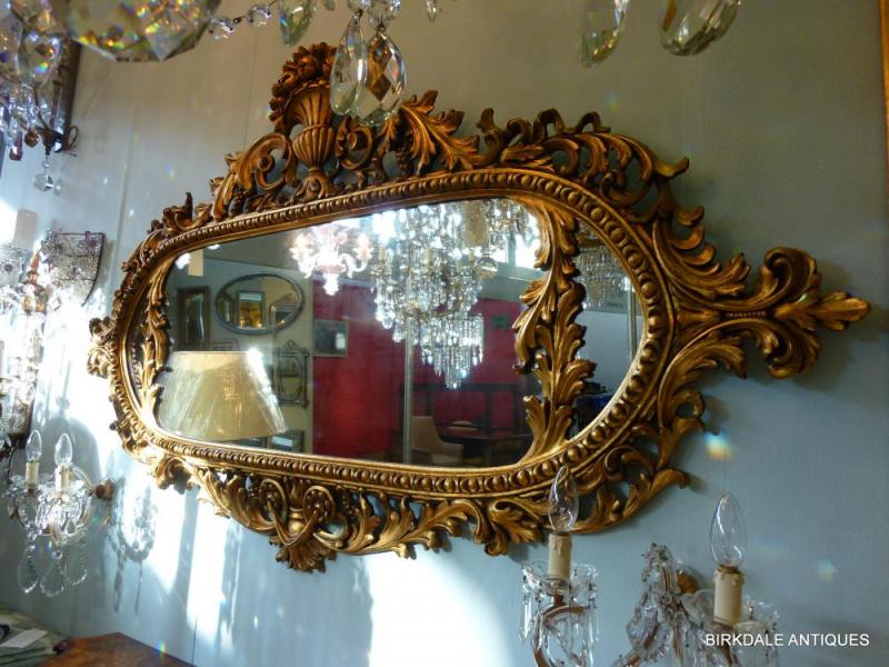An ornate mirror